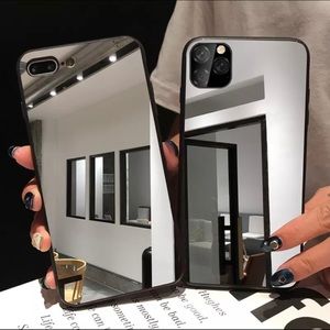 BUNDLE Black Edge Mirror Phone Case For iPhone 11 & Iphone 12 Pro/ProMax